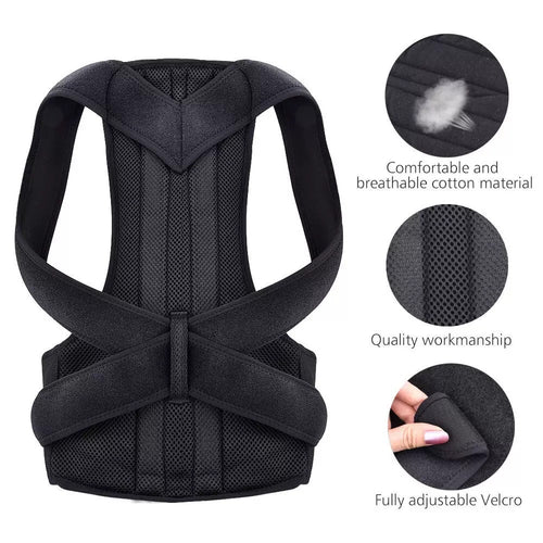Corrector de Postura Ergonómico - Soporte Lumbar Ajustable