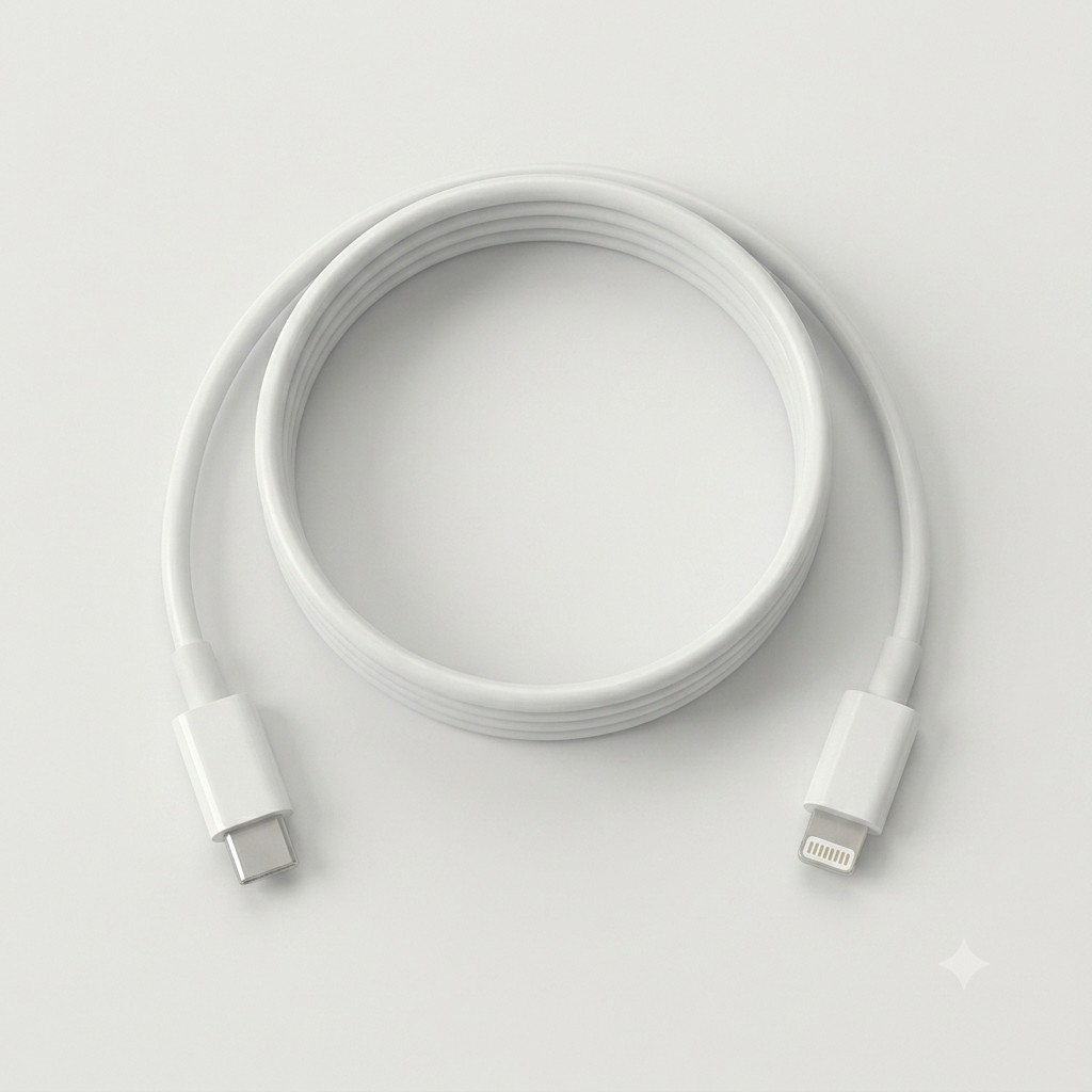Cable USB-C a Lightning 1M — Carga Rápida 20W para iPhone